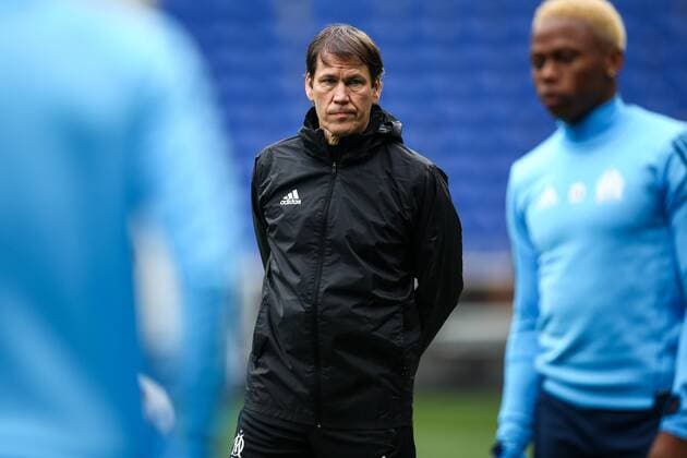 SOCCER - EL, Madrid vs Marseille LYON,FRANCE,15.MAY.18 - SOCCER - UEFA Europa League, final, Atletico Madrid vs Olympique Marseille, training Marseille. Image shows head coach Rudi Garcia (Marseille). GEPAxpictures xDanielxGoetzhaber