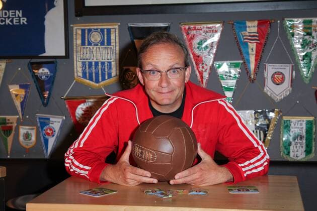 Wigald Boning, History of Football Preview Screening Deutschland deine Fussballseele mit Wigald Boning und Paul Breitner in der Fussball-Kneipe Stadion in Muenchen am 15.05.2018