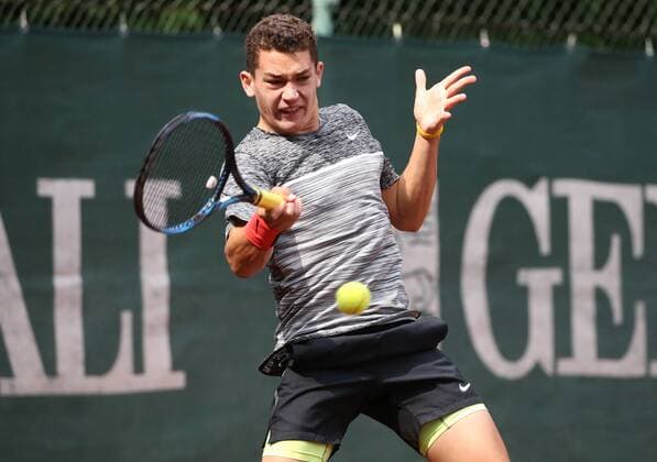 TENNIS - International Spring Bowl MOEDLING,AUSTRIA,16.MAY.18 - TENNIS - International Spring Bowl. Image shows Antonio Cayetano March (ECU). GEPAxpictures xMarioxKneisl