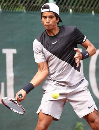 TENNIS - International Spring Bowl MOEDLING,AUSTRIA,16.MAY.18 - TENNIS - International Spring Bowl. Image shows Zane Khan (USA). GEPAxpictures xMarioxKneisl