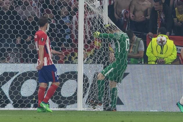 Lyon, Frankreich 16.05.2018, UEFA Europa League - 2017 18 Season, Finale, Olympique Marseille - Atletico Madrid, Torwart Jan Oblak (Atletico Madrid) in aktion ( DeFodi048