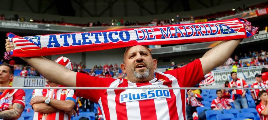 Bilder des Tages - SPORT Fußball, EL, Finale, Olympique Marseille - Atletico Madrid Lyon, Frankreich 16.05.2018, UEFA Europa League - 2017 18 Season, Finale, Olympique Marseille - Atletico Madrid, Fan von Atletico Madrid ( DeFodi523