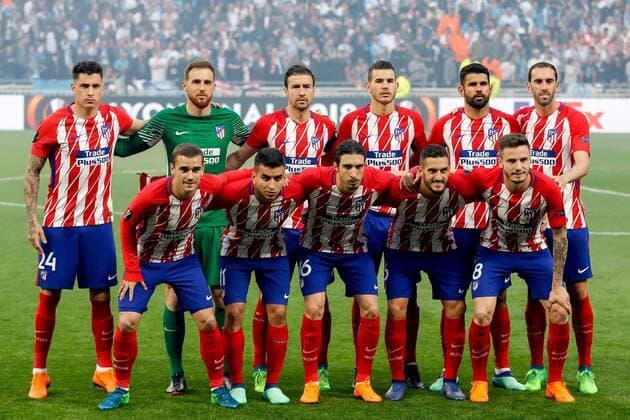 Fußball, EL, Finale, Olympique Marseille - Atletico Madrid Lyon, Frankreich 16.05.2018, UEFA Europa League - 2017 18 Season, Finale, Olympique Marseille - Atletico Madrid, Mannschaftfoto Atletico Madrid ( DeFodi523