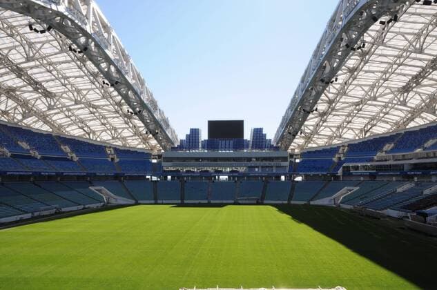 (180517) -- MOSCOW, May 17, 2018 -- Picture taken on Nov. 3, 2017, shows the inside view of Fisht Stadium which will host the 2018 World Cup matches in Sochi, Russia. ) (SP)RUSSIA-SOCHI-WORLD CUP-STADIUM FIFAxLOC 