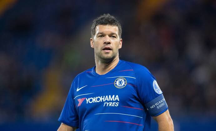 Michael Ballack of Chelsea Legends during the Chelsea Legends v Inter Forever match in memory of Ray Wilkins with a donation from the Chelsea Foundation to be made to Crohn s & Colitis UK at Stamford Bridge, London, England on 18 May 2018. Copyright: xAndyxRowlandx PMI-2038-0018