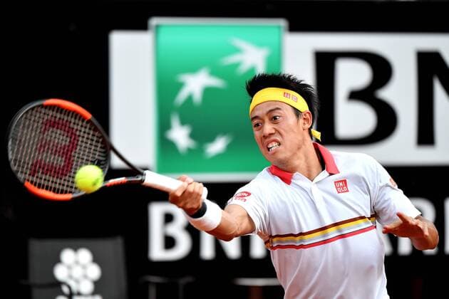 Bilder des Tages - SPORT Kei Nishikori Roma Roma 18-05-2018 Foro Italico, Tennis Internazionali di Tennis d Italia Foto Andrea Staccioli Insidefoto andreaxstaccioli