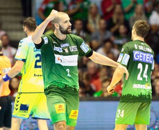 Saint RaphaÃ«l Var vs SC Magdeburg. Saint RaphaÃ«l Var vs SC Magdeburg, Handball, Ottostadt Magdeburg EHF Cup Finals 2018, Saison 2017 2018, 19.05.2018 Magdeburg Copyright: xTaeger xEibner-Pressefotox EP_tae