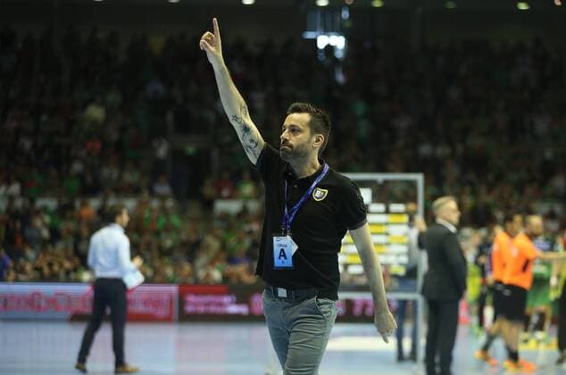19.05.2018, xcsx, Handball EHF Cup Final 4, SC Magdeburg - Saint Raphael Var, emspor, v.l. Joel Da Silva (Saint Raphael) celebrates Magdeburg