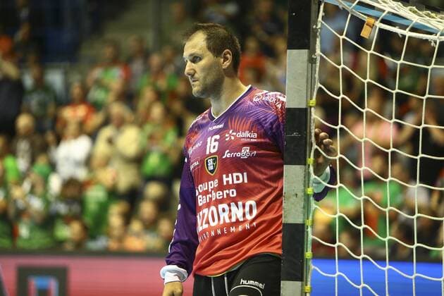Saint Raphael Var vs SC Magdeburg. Mihai Popescu (Saint Raphael, 16) Portrait, Porträt, Einzelbild Saint Raphael Var vs SC Magdeburg, Handball, Ottostadt Magdeburg EHF Cup Finals 2018, Saison 2017 2018, 19.05.2018 Magdeburg Copyright: xEibner-Pressefotox EP_taeger