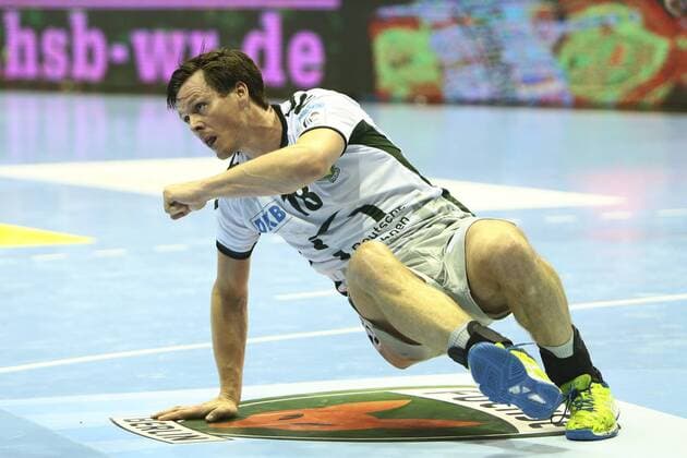 Frisch Auf Göppingen vs Füchse Berlin. Hans Lindberg (Berlin, 18) Freisteller, Einzelbild, Ganzkörper Frisch Auf Göppingen vs Füchse Berlin, Ottostadt Magdeburg EHF Cup Finals 2018, Saison 2017 2018, 19.05.2018 Magdeburg Copyright: xEibner-Pressefotox EP_taeger