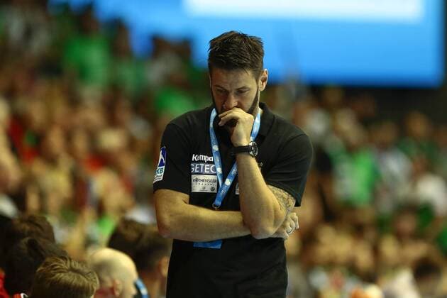SC Magdeburg vs Frisch Auf Göppingen. Bennet Wiegert (Magdeburg, Trainer) SC Magdeburg vs Frisch Auf Göppingen, Handball, Ottostadt Magdeburg EHF Cup Finals 2018, Saison 2017 2018, 20.05.2018 Magdeburg Copyright: xEibner-Pressefotox EP_taeger
