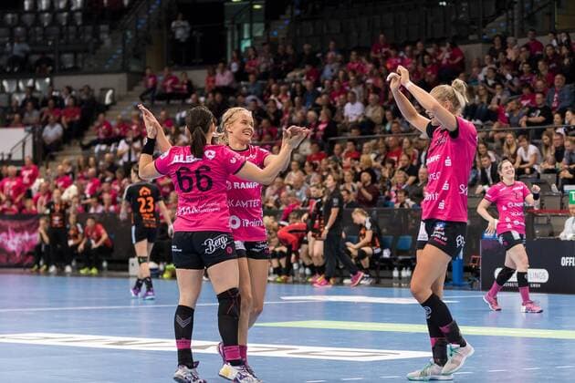 jubel, Stina Karlsson (TusSies Metzingen 14), HSG Bad Wildungen Vipers gegen TuS Metzingen, Handball, OLYMP Final4, HBF, Handball Pokalfinale, Spiel um Platz 3, 1. Bundesliga, Frauen, 20.05.2018, HSG Bad Wildungen Vipers gegen TuS Metzingen, Handball, OLYMP Final4, HBF, Handball Pokalfinale, Spiel um Platz 3, 1. Bundesliga, Frauen, 20.05.2018 Stuttgart Copyright: xFrankx Eibner-Pressefotox EP_wfk