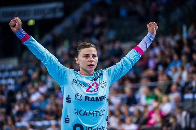 HSG Bad Wildungen Vipers - TuS Metzingen Jasmina JANKOVIC ( 23 TuS Metzingen) beim Spiel des OLYMP FINAL4, HSG Bad Wildungen Vipers vs. TuS Metzingen. Stuttgart. 20.05.18 Handball OLYMP Final4 , Stuttgart Baden Wuerttemberg Deutschland Porsche Arena