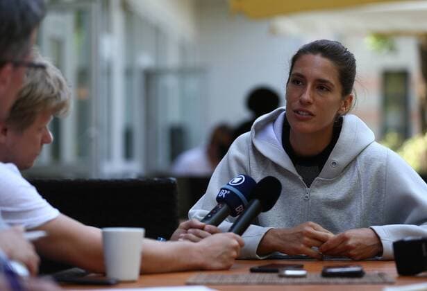 21.05.2018 - Tennis - Nürnberger Versicherungscup Versicherungs Cup - WTA Tennis Damen Turnier Tournament - Damen Frauen - JüRa - Andrea Petkovic (GER) im Interview