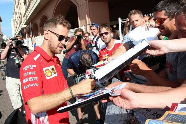 Sebastian Vettel, Scuderia Ferrari, formula 1 GP, Monaco 24.05.2018 Photo:mspb Jean Pentin Sebastian Vettel, formula 1 GP, Monaco 2018