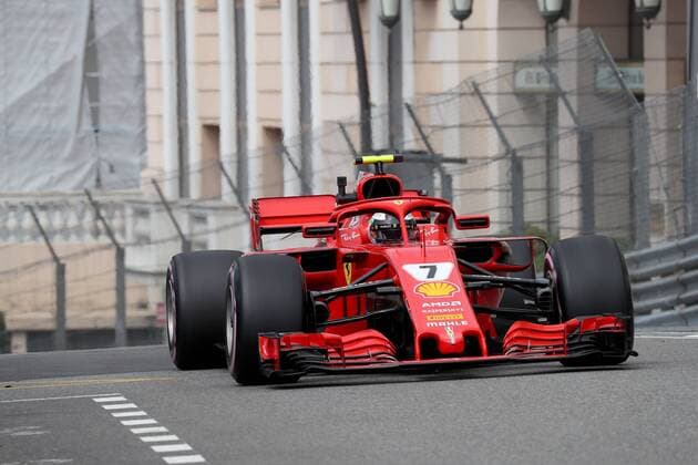 Photo4 LaPresse 24 05 2018 Monte Carlo, Monaco Grand Prix Formula One Monaco 2018 In the pic: Kimi Raikkonen (FIN) Scuderia Ferrari SF71H & xa9; Photo4 LaPresse 24 05 2018 Monte Carlo, Monaco Sport Grand Prix Formula One Monaco 2018 In the pic: Kimi Raikkonen (FIN) Scuderia Ferrari SF71H  Copyright: xPhoto4 LaPressex