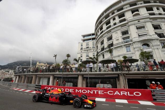 Photo4 LaPresse 24 05 2018 Monte Carlo, Monaco Grand Prix Formula One Monaco 2018 In the pic: Max Verstappen (NED) Red Bull Racing RB14 & xa9; Photo4 LaPresse 24 05 2018 Monte Carlo, Monaco Sport Grand Prix Formula One Monaco 2018 In the pic: Max Verstappen (NED) Red Bull Racing RB14  Copyright: xPhoto4 LaPressex