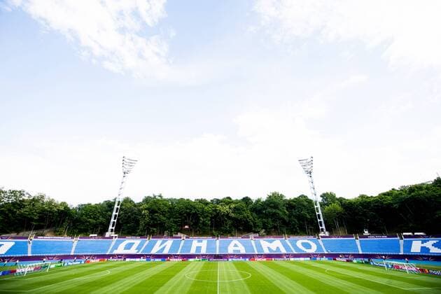 180524 General view of Valeriy Lobanovskiy Dynamo stadium ahead of the UEFA Women s Champions League final between VfL Wolfsburg and Olympique Lyonnais on May 24, 2018 in Kyiv. Photo: Vegard Wivestad Grott BILDBYRAN kod VG 170174 Copyright: VEGARDxWIVESTADxGRoTT BB180524BB008