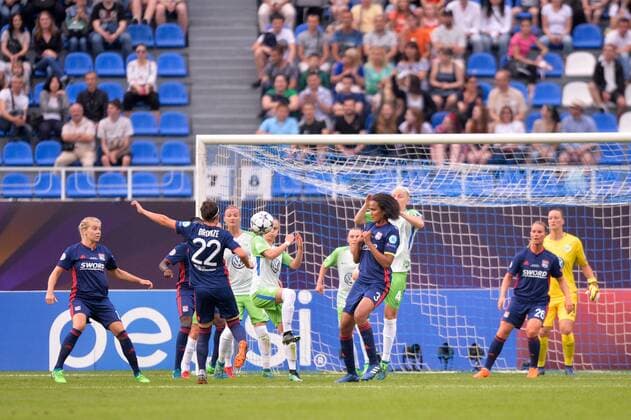 03 WENDIE RENARD (OL) FOOTBALL FEMININ : Wolfsburg vs Lyon - Ligue des Champions - Finale - 24 05 2018 AnthonyBIBARD FEP Panoramic 
