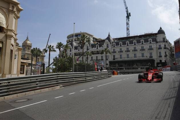 Photo4 LaPresse 24 05 2018 Monte Carlo, Monaco Grand Prix Formula One Monaco 2018 In the pic: Sebastian Vettel (GER) Scuderia Ferrari SF71H & xa9; Photo4 LaPresse 24 05 2018 Monte Carlo, Monaco Sport Grand Prix Formula One Monaco 2018 In the pic: Sebastian Vettel (GER) Scuderia Ferrari SF71H  Copyright: xPhoto4 LaPressex