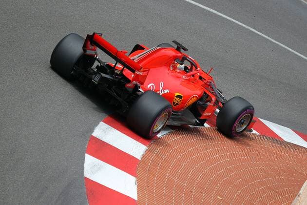 Photo4 LaPresse 24 05 2018 Monte Carlo, Monaco Grand Prix Formula One Monaco 2018 In the pic: Sebastian Vettel (GER) Scuderia Ferrari SF71H & xa9; Photo4 LaPresse 24 05 2018 Monte Carlo, Monaco Sport Grand Prix Formula One Monaco 2018 In the pic: Sebastian Vettel (GER) Scuderia Ferrari SF71H  Copyright: xPhoto4 LaPressex