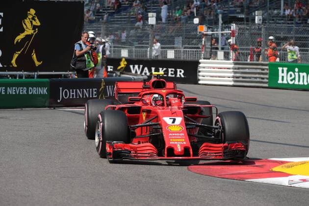 Photo4 LaPresse 24 05 2018 Monte Carlo, Monaco Grand Prix Formula One Monaco 2018 In the pic: Kimi Raikkonen (FIN) Scuderia Ferrari SF71H & xa9; Photo4 LaPresse 24 05 2018 Monte Carlo, Monaco Sport Grand Prix Formula One Monaco 2018 In the pic: Kimi Raikkonen (FIN) Scuderia Ferrari SF71H  Copyright: xPhoto4 LaPressex