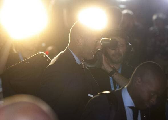 May 24, 2018 - Kiev, Ukraine - Real Madrid head coach Zinedine Zidane arrives at the team s hotel in Kiev, Ukraine, May 24, 2018. The 2018 UEFA Champions League Cup final football match between Real Madrid and Liverpool FC will held on May 26 at the Olimpiyskiy Stadium. Real Madrid v Liverpool - UEFA Champions League Final Previews  - ZUMAn230 20180524_zaa_n230_1310 Copyright: xStrx