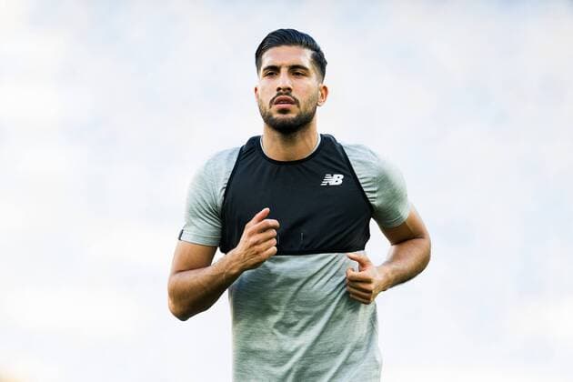 180525 Emre Can of Liverpool during a training session on May 25, 2018 in Kyiv. Photo: Vegard Wivestad Grott BILDBYRAN kod VG 170176 Copyright: VEGARDxWIVESTADxGRoTT BB180525BB021