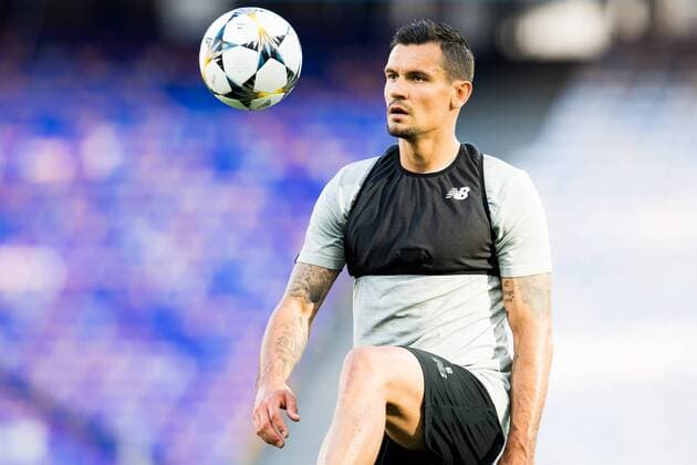 180525 Dejan Lovren of Liverpool during a training session on May 25, 2018 in Kyiv. Photo: Vegard Wivestad Grott BILDBYRAN kod VG 170176 Copyright: VEGARDxWIVESTADxGRoTT BB180525BB023