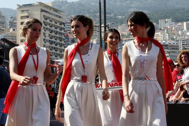 Photo4 LaPresse 25 03 2018 Monte Carlo, Monaco Grand Prix Formula One Monaco 2018 In the pic: Atmosphere, Grid Girls  Copyright: xPhoto4 LaPressex