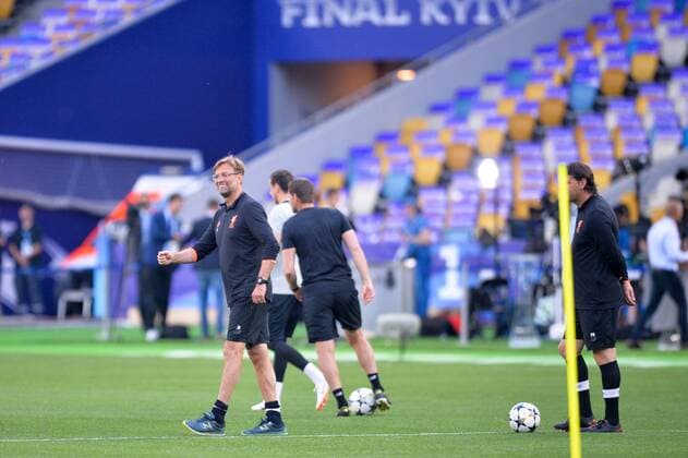 Jurgen Klopp (ENTRAINEUR LIVERPOOL) FOOTBALL : Entrainement Liverpool - Ligue des Champions - Finale - 25 05 2018 AnthonyBIBARD FEP Panoramic 