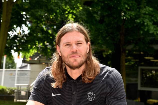 Handball Spieler Mikkel Hansen von Paris Saint-Germain Handball, am 25.05.2018 in Köln beim Media Call zur Handball Champions League VELUX EHF FINAL4 2018 das am 26. und 27.Mai in Köln stattfindet.