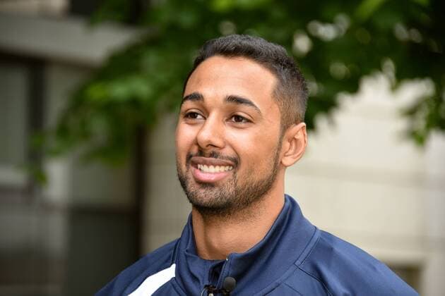 Handball Spieler Melvyn Richardson von Montpellier HB am 25.05.2018 in Köln beim Media Call zur Handball Champions League VELUX EHF FINAL4 2018 das am 26. und 27.Mai in Köln stattfindet.