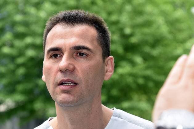 Handball Trainer Raúl González Gutiérrez vom HC Vardar Skopije am 25.05.2018 in Köln beim Media Call zur Handball Champions League VELUX EHF FINAL4 2018 das am 26. und 27.Mai in Köln stattfindet.