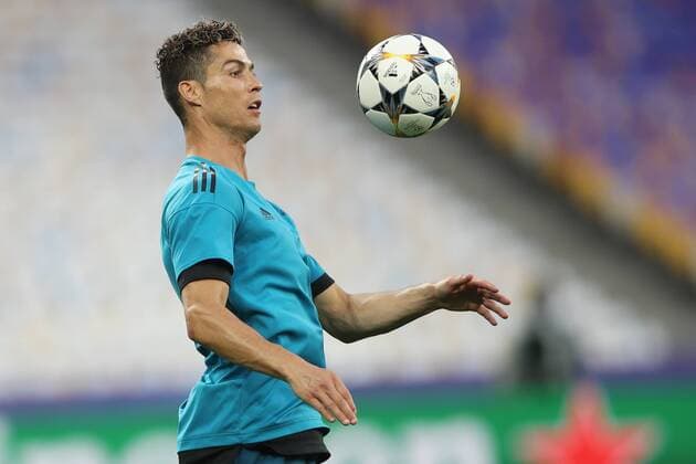 SOCCER - UEFA CL final, Liverpool vs Real, preview KIEV,UKRAINE,25.MAY.18 - SOCCER - UEFA Champions League, final, Liverpool FC vs Real Madrid CF, preview, training of Real. Image shows Cristiano Ronaldo (Madrid). GEPAxpictures xMaticxKlansek