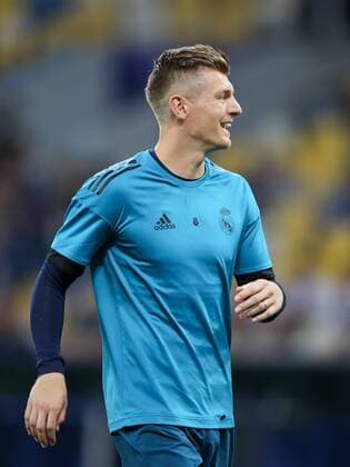 SOCCER - UEFA CL final, Liverpool vs Real, preview KIEV,UKRAINE,25.MAY.18 - SOCCER - UEFA Champions League, final, Liverpool FC vs Real Madrid CF, preview, training of Real. Image shows Toni Kroos (Madrid). GEPAxpictures xMaticxKlansek