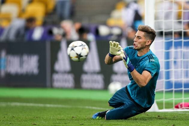 SOCCER - UEFA CL final, Liverpool vs Real, preview KIEV,UKRAINE,25.MAY.18 - SOCCER - UEFA Champions League, final, Liverpool FC vs Real Madrid CF, preview, training of Real. Image shows Luca Zidane (Madrid). GEPAxpictures xMaticxKlansek