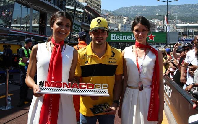 Carlos Sainz jun, Renault F1 Team, formula 1 GP, Monaco 26.05.2018 Photo:mspb Jean Petin Carlos Sainz jun, formula 1 GP, Monaco, 2018