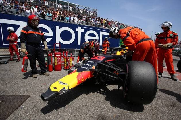 Crash, Max Verstappen, Red Bull Racing, formula 1 GP, Monaco 26.05.2018 Photo:mspb Jean Petin Crash, Max Verstappen, formula 1 GP, Monaco 2018