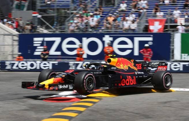 Crash, Max Verstappen, Red Bull Racing, formula 1 GP, Monaco 26.05.2018 Photo:mspb Jean Petin Crash, Max Verstappen, formula 1 GP, Monaco 2018