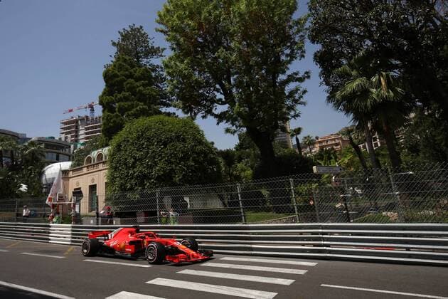 Formel 1, GP Monaco Photo4 LaPresse 26 05 2018 Monte Carlo, Monaco Grand Prix Formula One Monaco 2018 In the pic: Sebastian Vettel (GER) Scuderia Ferrari SF71H  Copyright: xPhoto4 LaPressex