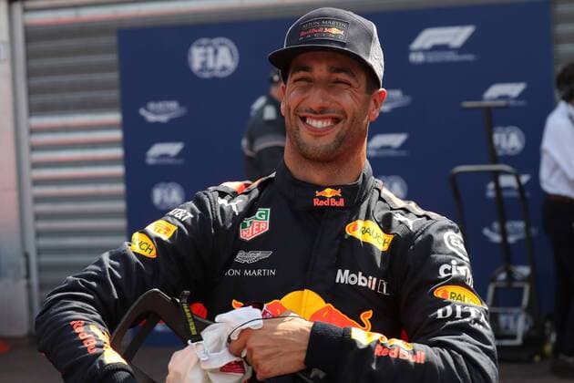 Formel 1, GP Monaco, Ricciardo im Qualifying vor Vettel und Hamilton Photo4 LaPresse 26 05 2018 Monte Carlo, Monaco Grand Prix Formula One Monaco 2018 In the pic: pole position Daniel Ricciardo (AUS) Red Bull Racing RB14  Copyright: xPhoto4 LaPressex