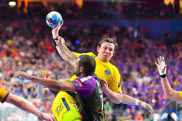2018.05.26 Kolonia Pilka reczna Velux EHF FINAL4 Champions League Liga Mistrzow polfinal HBC Nantes - Paris Saint-Germain Handball N Z Sander Sagosen Foto Pawel Andrachiewicz PressFocus 2018.05.26 Cologne Handball Velux EHF FINAL4 Champions League semifinal HBC Nantes - Paris Saint-Germain Handball Sander Sagosen Photo Pawel Andrachiewicz PressFocus NEWSPIX.PL --- Newspix.pl  20180526_PF_PA102