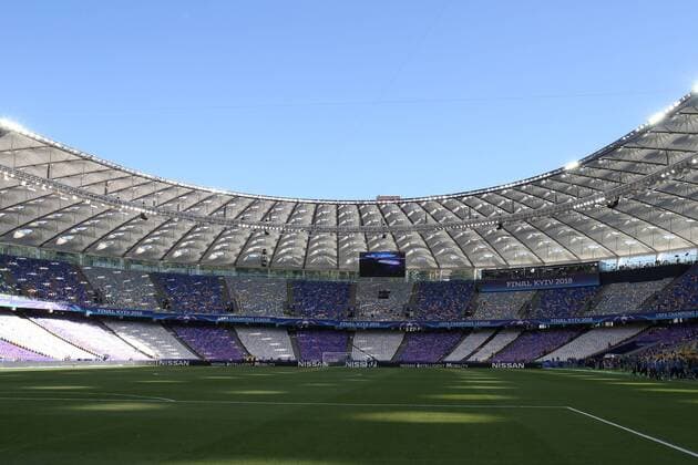Real Madrid v Liverpool UEFA Champions League Final General view of the stadium before the UEFA Champions League Final at the Olympic Stadium, Kiev Content Not Available For UK Newspapers Copyright: xPaulxChestertonx FIL-11844-0032
