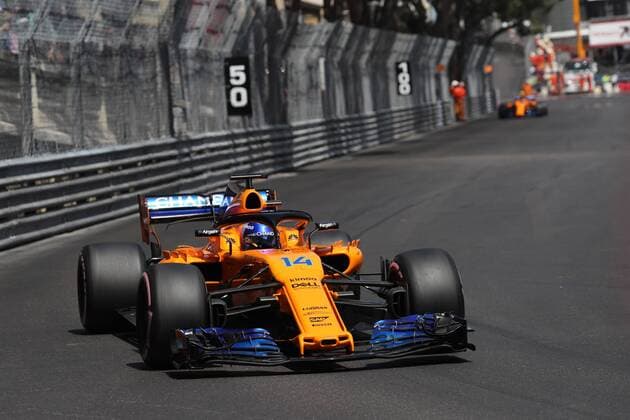 Photo4 LaPresse 26 05 2018 Monte Carlo, Monaco Grand Prix Formula One Monaco 2018 In the pic: Fernando Alonso (ESP) McLaren MCL32  Copyright: xPhoto4 LaPressex