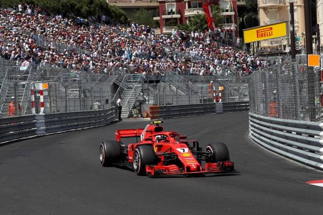 Photo4 LaPresse 26 05 2018 Monte Carlo, Monaco Grand Prix Formula One Monaco 2018 In the pic: Kimi Raikkonen (FIN) Scuderia Ferrari SF71H  Copyright: xPhoto4 LaPressex