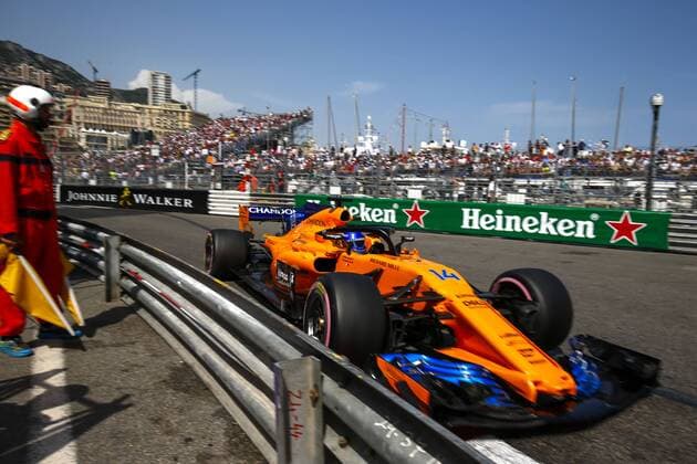Motorsports: FIA Formula One World Championship WM Weltmeisterschaft 2018, Grand Prix of Monaco, 14 Fernando Alonso (ESP, McLaren F1 Team), Monte Carlo Monaco