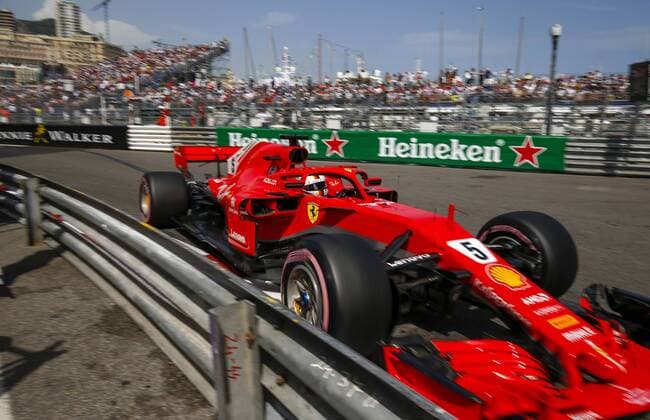 Motorsports: FIA Formula One World Championship WM Weltmeisterschaft 2018, Grand Prix of Monaco, 5 Sebastian Vettel (GER, Scuderia Ferrari), Monte Carlo Monaco
