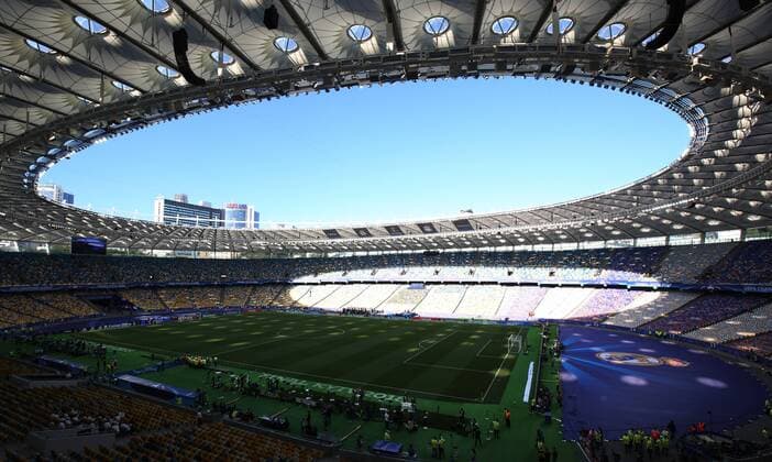 during the UEFA Champions League Final match at the NSK Olimpiyskiy Stadium, Kiev. Picture date 26th May 2018. Picture credit should read: David Klein Sportimage EDITORIAL USE ONLY. No use with unauthorised audio, video, data, fixture lists, club league logos or live services. Online in-match use limited to 120 images, no video emulation. No use in betting, games or single club league player publications.