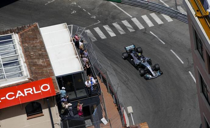 Motorsports: FIA Formula One World Championship WM Weltmeisterschaft 2018, Grand Prix of Monaco, 77 Valtteri Bottas (FIN, Mercedes AMG Petronas Motorsport), Monte Carlo Monaco